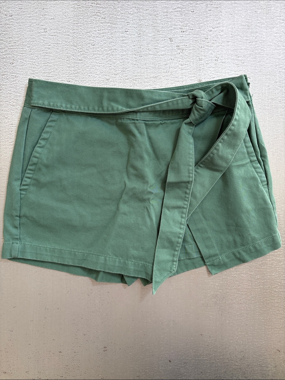 Vineyard Vines Seafoam Green Tie-Waist Skort